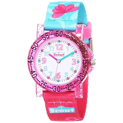 Abbildung von SCOUT Uhren Mädchen Analog Quarz Uhr mit Textilband Armband 1