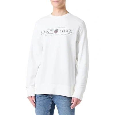 Abbildung von GANT Graphic C NECK Sweatshirt, Herren, Größe: 3XL, Eggshell