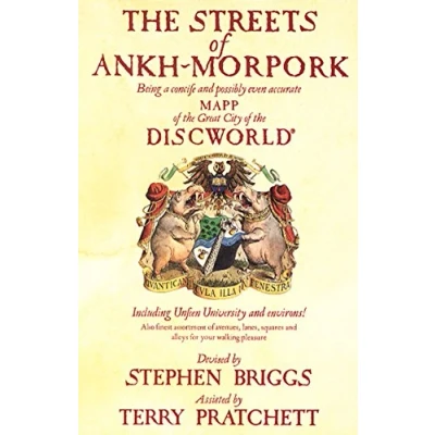 Abbildung von the Streets of Ankh Morpork. Coloured Map.: Being a Concise and Possibly Even Accurate Mapp Great City Discworld : Including Unseen ... Discworld, mapped for very first time