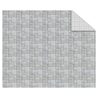Abbildung von Ursus 11404608F Fotokarton für Modellbau und Papier Häuser, Pflastersteine, DIN A4, 300 g/qm, 10 Blatt, beidseitig bedrucktes Bastel Papier, Motiv Karton aus Frischzellulose Kunstwerke