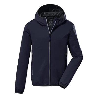 Abbildung von killtec Jungen Lightweight Jacke, Leichte Jacke mit Kapuze, packbar KOS 167 BYS JCKT, dunkelnavy, 176, 38365 000