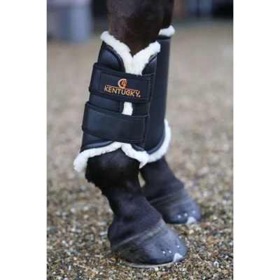 Abbildung von Kentucky Horsewear Turnout Boots Vorderbeine Schwarz Warmblut