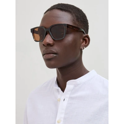 Abbildung von Jack &amp; Jones Jacpontus Sunglasses Unisex Sonnenbrille, Größe: One Size, Brown sugar
