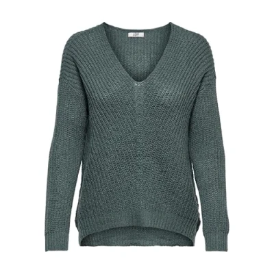 Abbildung von JdY Damen Jdynew Megan L/S KNT Noos Strickpullover, North Atlantic/Detail:w. Black Ply, XS EU