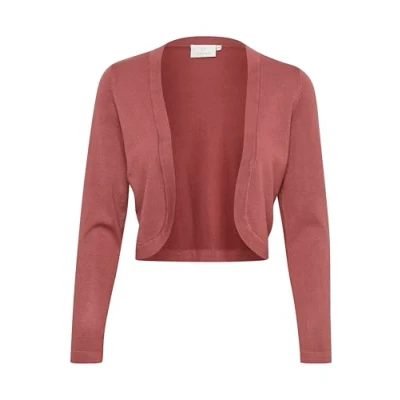 Abbildung von Kaffe Astrid Bolero Strickjacke, Damen, Größe: XS, Apple butter