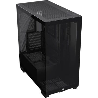 Abbildung von CORSAIR 3500X Mid Tower ATX PC Gehäuse Gehärtetes Panorama Glas Umgekehrte Verbindung Motherboard Kompatibel Keine Lüfter Enthalten Schwarz