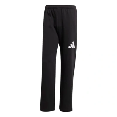 Abbildung von adidas Sportswear Essentials WIDE LEG Three BAR Jogginghose, Herren, Größe: Medium, Black/white