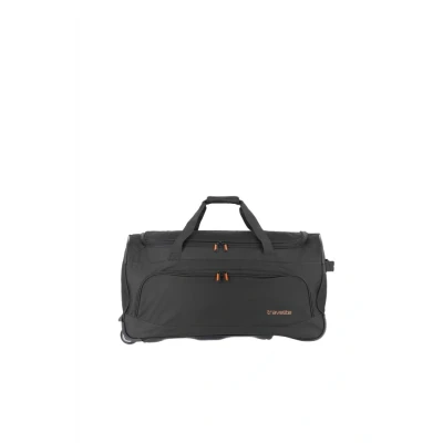 Abbildung von Travelite Basics Fresh Trolley Reisetasche schwarz 96277 01 mit Rollen Weichgepäck