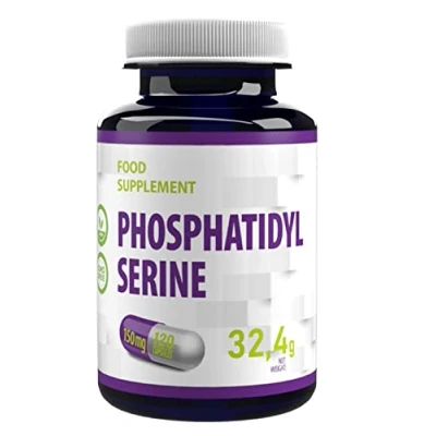 Abbildung von Phosphatidylserin 150mg (aus Soja) 120 Vegan Kapseln, Laborgeprüft, Hochdosiert, Nicht GVO