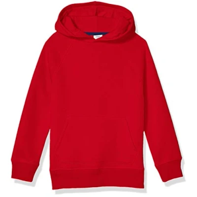 Abbildung von Amazon Essentials Jungen Fleecepullover, Kapuzenpullover und Sweatshirts, Rot, 9 Jahre