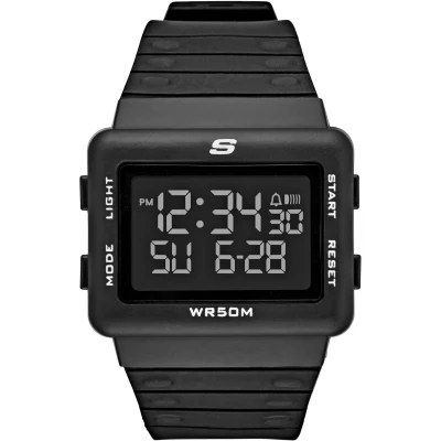 Abbildung von Skechers Larson Digitaluhr, Herren, Größe: One Size, Black