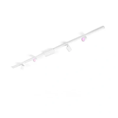 Abbildung von PHILIPS Hue White &amp; Color Amb. Perifo Set, 4 er Spot, Deckenleuchte, dimmbar, 16 Mio. Farben, steuerbar via App, kompatibel mit Amazon Alexa, Apple HomeKit Google Assistant, weiß