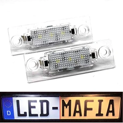 Abbildung von LED Kennzeichenbeleuchtung Module E Prüfzeichen Plug &amp; Play 6000K 2h