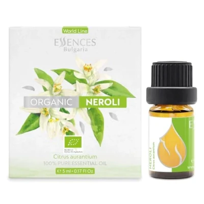 Abbildung von Essences Bulgaria Bio Neroli Ätherisches Öl 5ml Citrus aurantium 100% Naturrein Unverdünnt Therapeutischer Grad Aromatherapie Kosmetik Tierversuchsfrei Gentechnikfrei Vegan