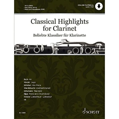 Abbildung von Beliebte Klassiker für Klarinette: bearbeitet Klarinette und Klavier. in B Klavier (als Play along). Along. (Classical Highlights)