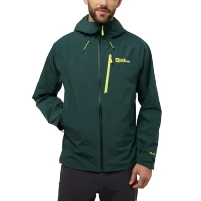 Abbildung von Jack Wolfskin Jasper 3IN1 JKT M Regenjacke / wasserabweisende Jacke, Herren, Größe: 3XL, Black olive