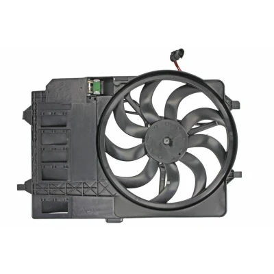 Abbildung von NRF 47301 Lüfter 370 12 210 mit Kühlerlüfterrahmen (Zarge) MINI: Convertible, Hatchback