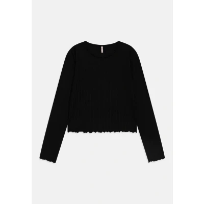 Abbildung von Kids ONLY Kognella O NECK JRS Langarmshirt für Kinder, Größe: 110/116, Black