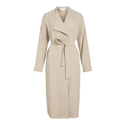Abbildung von VILA ANNI NOOS Trenchcoat, Damen, Größe: 34, Feather gray