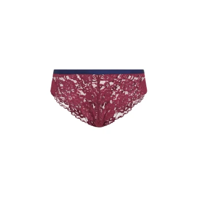 Abbildung von Lascana LSCN BY Slip, Damen, Größe: 32/34, Deep berry