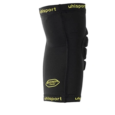 Abbildung von uhlsport Unisex Bionikframe ellbogenschoner Ellbogenschoner, schwarz/fluo gelb, S EU
