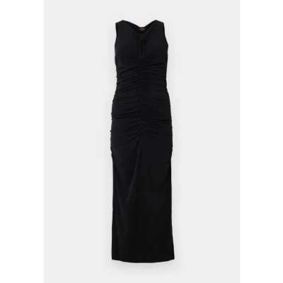 Abbildung von BOSS Emberla Maxikleid, Damen, Größe: XS, Black
