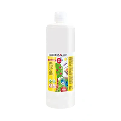 Abbildung von Eberhard Faber 578901 Fingerfarbe EFA Color, weiß, 750 ml, schnelltrocknend und auswaschbar