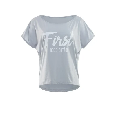 Abbildung von Winshape MCT002 Ultra Light Tshirt print, Damen, Größe: XXL, Cool grey/glitter/white