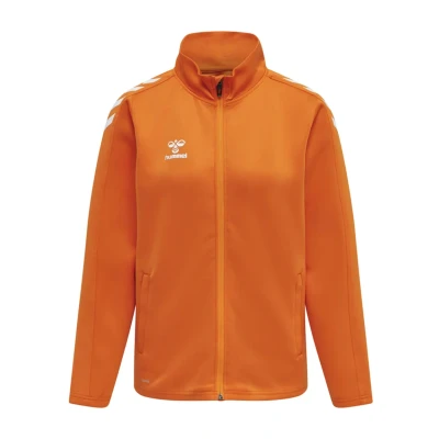 Abbildung von Hummel CORE XK POLY Sweatjacke, Damen, Größe: XS, Orange tiger