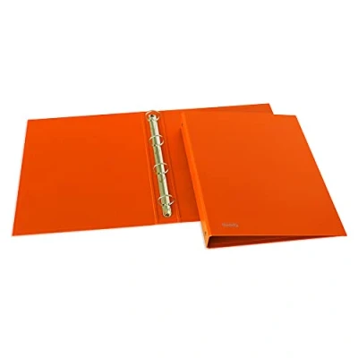 Abbildung von FAVORIT Sprint Ringordner aus Karton, 22 x 30 cm, 4 runde Ringe, mm, orange 400173288