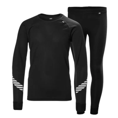 Abbildung von Helly Hansen LIFA SET Unterhemd/shirt für Kinder, Größe: 164, Black