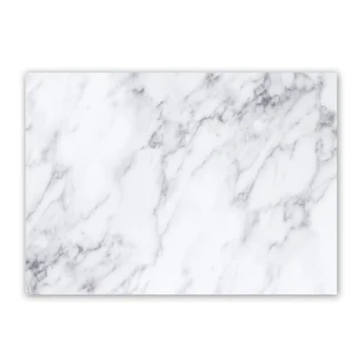 Abbildung von Schreibtischunterlage mit Marmor Optik I dv_365 DIN A3 25 Blatt aus Papier zum Abreißen Schreib Unterlage neutral, modern, elegant weiß grau
