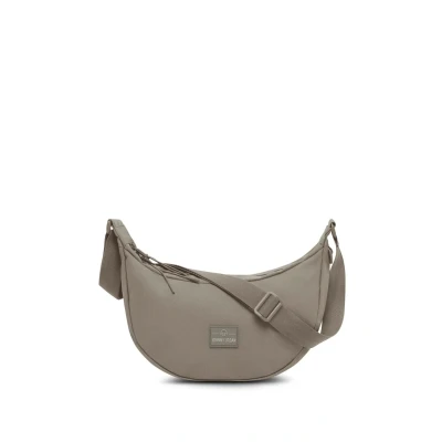Abbildung von Johnny Urban Crossbody Bag Damen &amp; Herren Grau Ally Small Moon Design Bauchtasche im Halbmond Stil Halbrunde Tasche mit verstellbarem Gurt Wasserabweisend