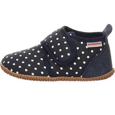 Abbildung von Giesswein Stans SLIM FIT Hausschuh bluegrey für Kinder, Größe: 23, Blue grey Schuhe