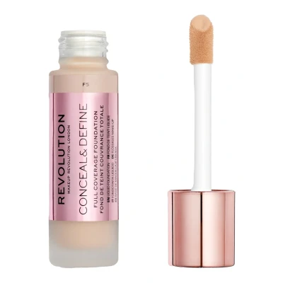 Abbildung von Makeup Revolution Conceal &amp; Define Foundation Foundation, Damen, Größe: 23 ml, F5