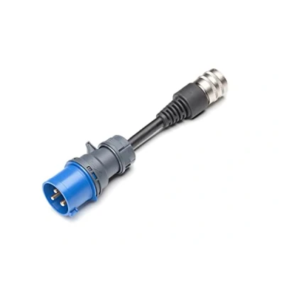 Abbildung von Juice Booster Adapter Industriestecker CEE 32A/230V Blau 7.4kW mit automatischer Adaptererkennung