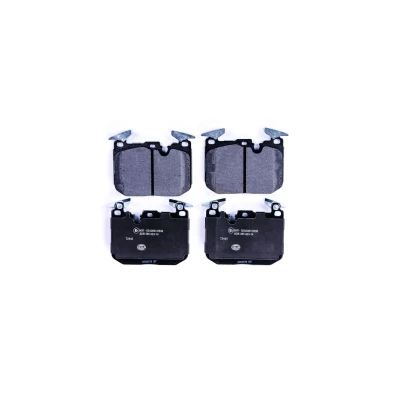 Abbildung von HELLA 8DB 355 023 141 Bremsbelagsatz für Verschleißwarnanzeiger vorbereitet mit Ausgleichsgewichten BMW: 3 Touring, Saloon, 4 Gran Coupe