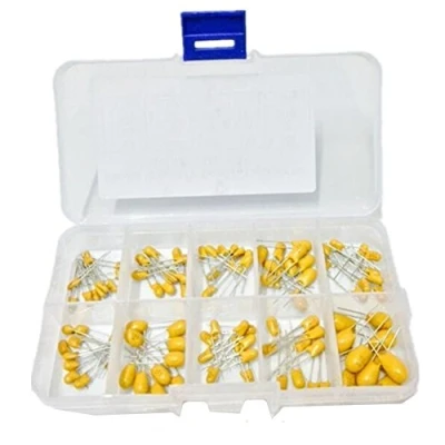 Abbildung von DollaTek 10 Werte 16V 1uF 100uF Tantal Kondensator Assorted Kit mit Kunststoffbox 100PCS
