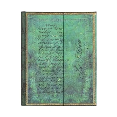 Abbildung von Paperblanks Tolstoy, Letter of Peace Ultra Lined Wrap Closure 120 Gsm: Hardcover, Closure, gsm, ribbon marker, pouch (Embellished Manuscripts Collection)
