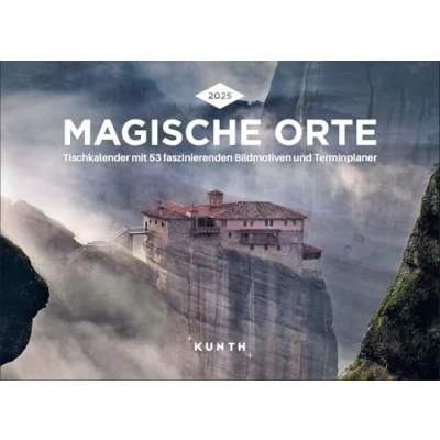 Abbildung von Magische Orte KUNTH Tischkalender 2025: Wochenkalender mit faszinierenden Fotomotiven und einem praktischen Terminplaner