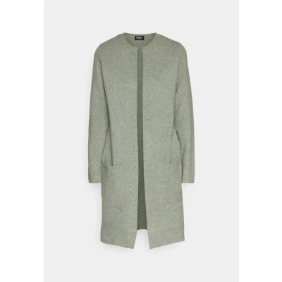 Abbildung von ONLY Damen ONLRIVER L/S Long Cardigan KNT NOOS 15219690,Agave Green/Detail:w. Melange,XL