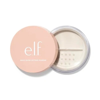 Abbildung von e.l.f. Halo Glow Setting Powder, Seidig, Verwischend, Glättet, Minimiert Poren Und Feine Linien, Erzeugt Einen Weichen Fokus Effekt, Halbmattes Finish, Vegan &amp; Tierversuchsfrei, Medium, 6,8 g