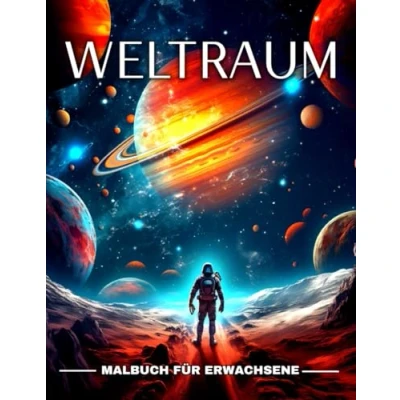 Abbildung von Weltraum Malbuch für Erwachsene: Weltall Ausmalbuch mit Astronauten, Raketen, Aliens, Planeten, Galaxien, Sternen und Mehr zum Ausmalen