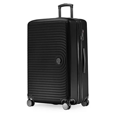 Abbildung von HAUPTSTADTKOFFER Mitte Großer Hartschalenkoffer, TSA, 4 Rollen, Check In Gepäck mit 8 cm Volumenerweiterung, 77cm, 130 Liter, Schwarz
