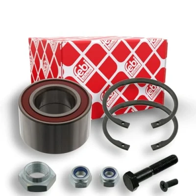 Abbildung von FEBI BILSTEIN 03621 Radlagersatz Vorderachse links, rechts mit Anbaumaterial 66 Schrägkugellager VOLKSWAGEN: Jetta 2, GOLF 2