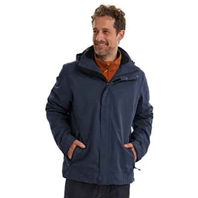 Abbildung von Killtec Herren Xenios Funktionsjacke Mit Abzippbarer Kapuze, dunkelnavy, L