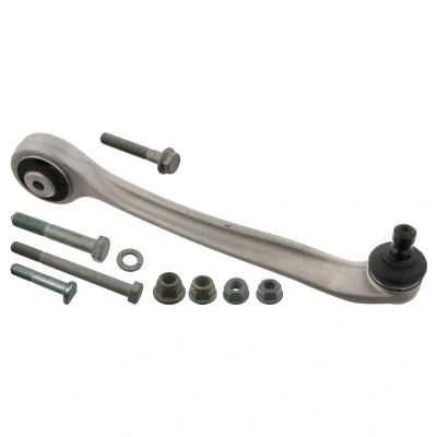 Abbildung von FEBI BILSTEIN 40746 Querlenker mit Anbaumaterial Lager, Trag /Führungsgelenk oben, Vorderachse rechts, vorne Aluminium