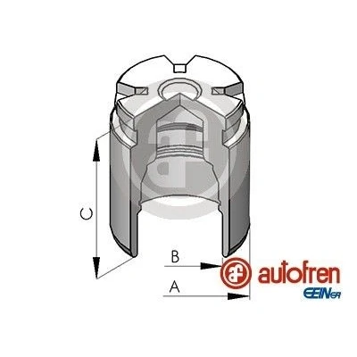 Abbildung von AUTOFREN SEINSA D025530 Kolben, Bremssattel 34 Hinterachse MANDO