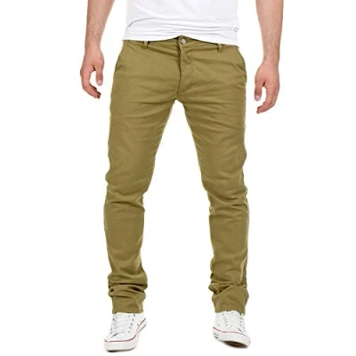 Abbildung von Yazubi Dustin Chinohosen Für Männer Stretch Herren Chino Stoffhosen Chinojeans, Grau (Gull 4R173802), W33/L38