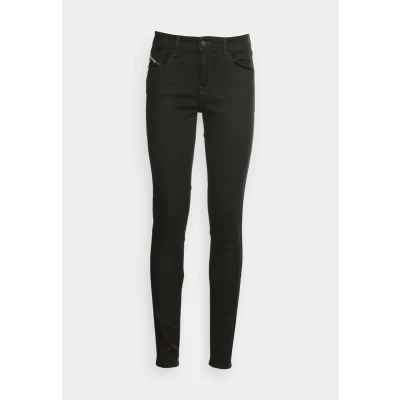 Abbildung von Diesel 2017 Slandy Library Jeans Skinny Fit, Damen, Größe: 31x32, Black/dark grey